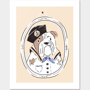 Sailor Bull Dog Posters and Art